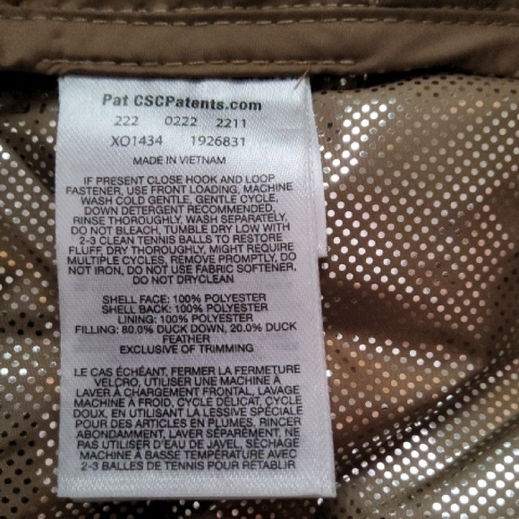 Columbia Tan Quilted Lightweight Down Jacket - Picture 5 of 5